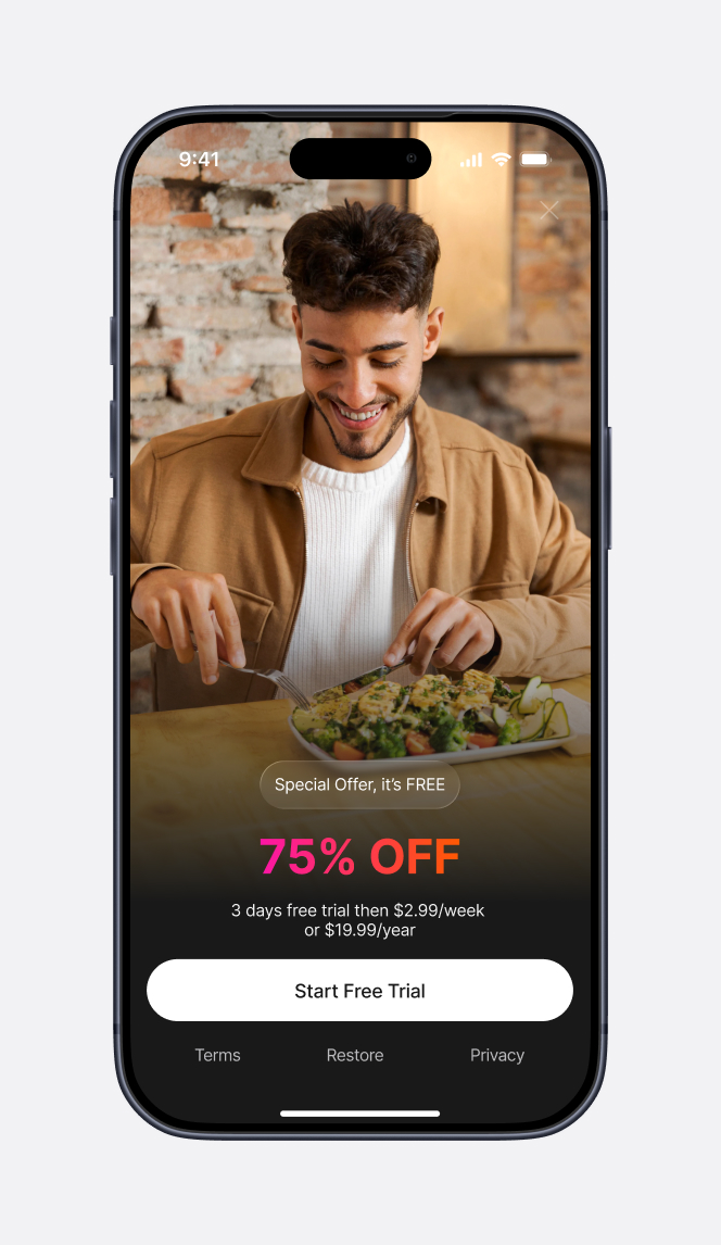 Предложение со скидкой 75%